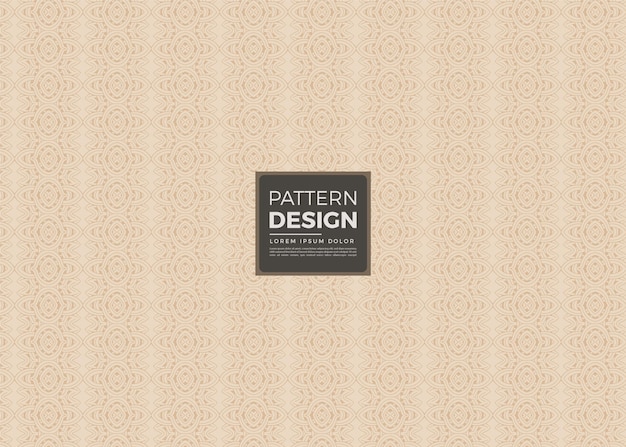 Elegante patrón geométrico repetitivo de color crema para el diseño textil