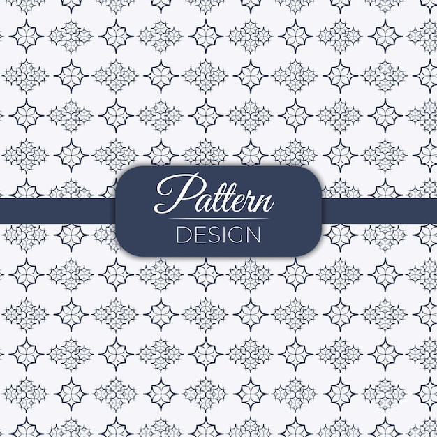 elegante patrón ornamental sin costuras