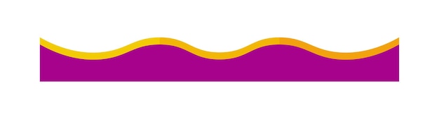 Elegante pie de página dinámico para el borde del banner y el diseño del sitio web