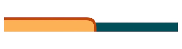 Elegante pie de página de encabezado para el borde del banner y el diseño del sitio web