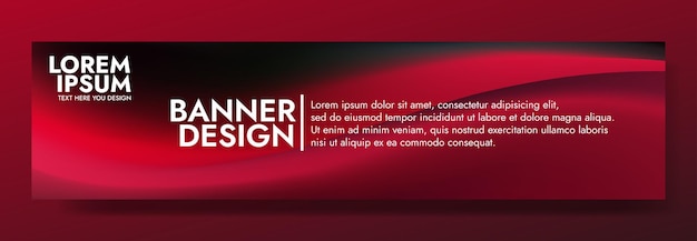 Elegante plantilla de fondo con gradiente rojo para el sitio web