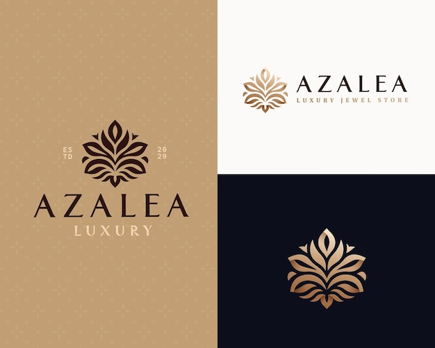 Elegante plantilla de logotipo de diamantes de joyería de lujo única para negocios