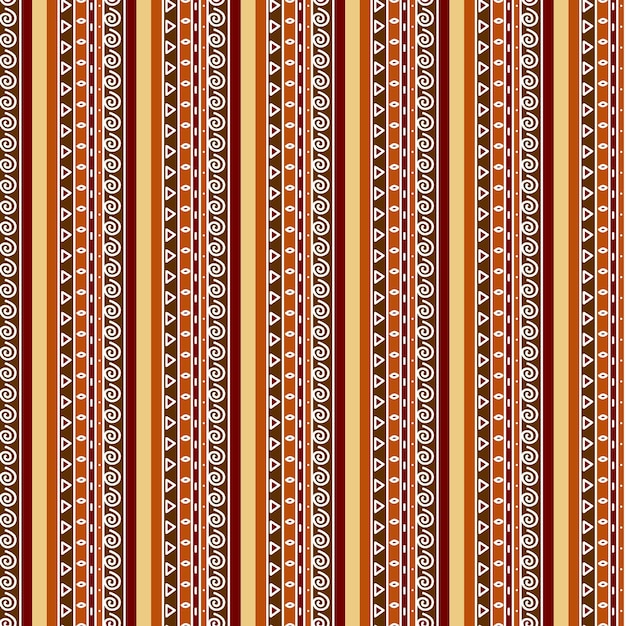 elegante plantilla de patrón de batik étnico vectorial javanés