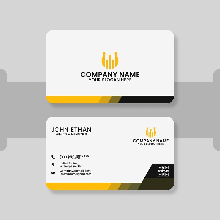 Elegante plantilla de tarjeta de visita mínima