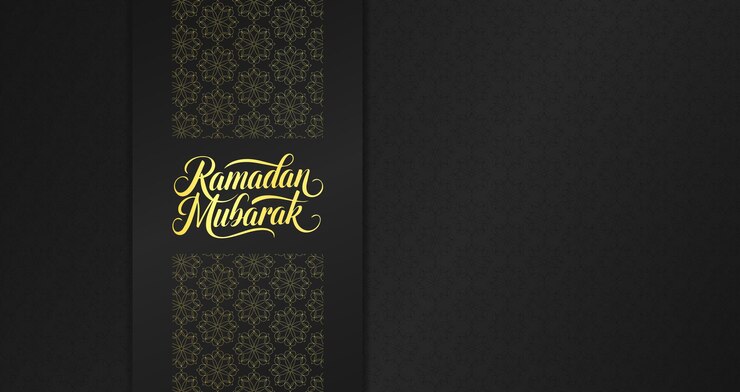 Elegante tarjeta de felicitación de lujo para el Ramadán