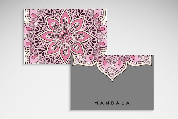 elegante tarjeta mandala