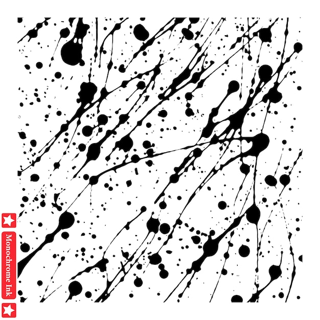 Elegante textura vectorial de ondas de tinta monocromática para conceptos visuales con estilo