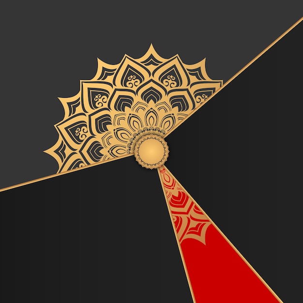 Elegante y único fondo de mandala