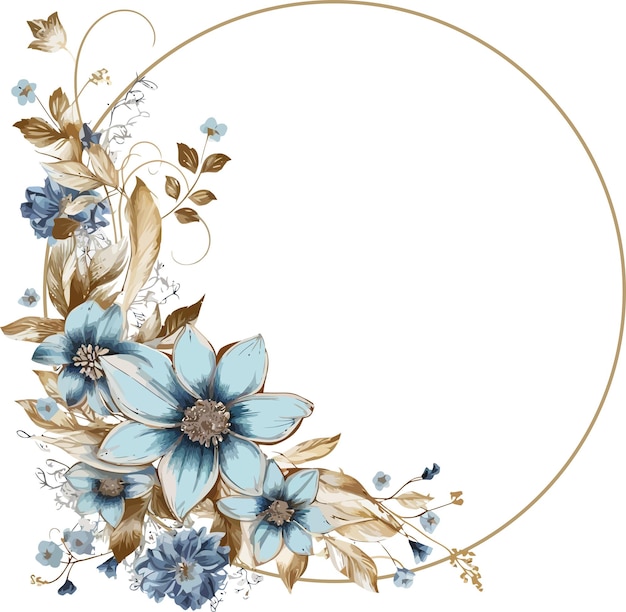 Elegante vector floral para tarjeta de invitación de boda