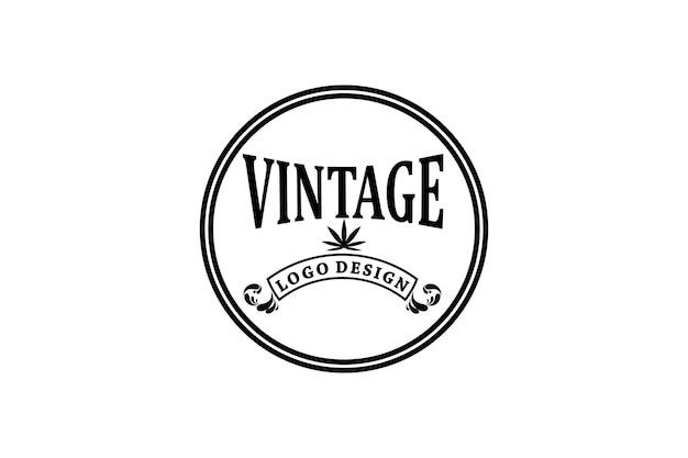 Elegante vintage retro insignia etiqueta emblema inspiración para el diseño del logotipo
