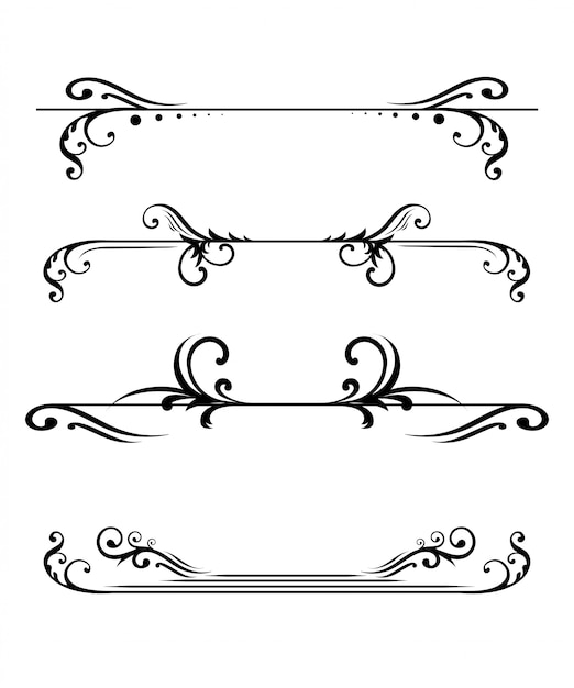 Elegantes monogramas florales y plantillas de bordes para invitaciones, menús, etiquetas. Monogramas de boda. Identidad de monograma para joyería heráldica de hotel restaurante. Página del sitio web y aplicación móvil.