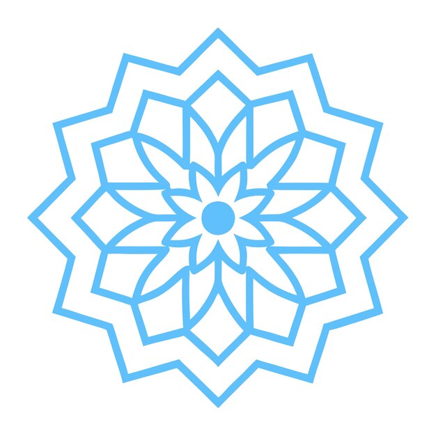 Elegantes patrones islámicos de mandala para la decoración del hogar