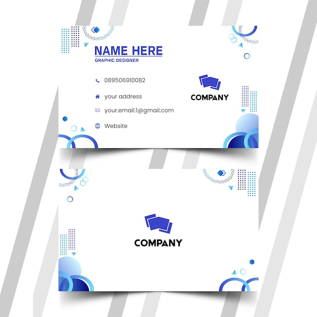 Elegantes plantillas de tarjetas de presentación y tarjetas de identificación 452