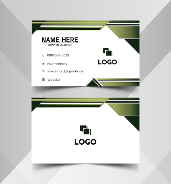Elegantes plantillas de tarjetas de presentación y tarjetas de identificación - 48