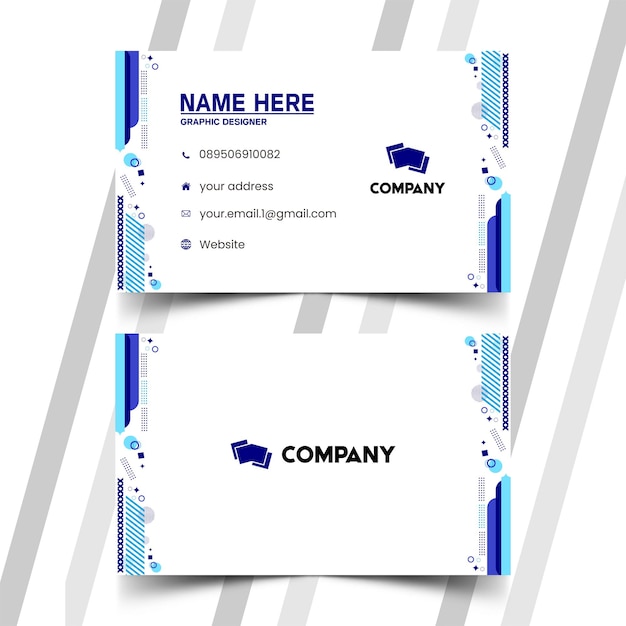 Elegantes plantillas de tarjetas de presentación y tarjetas de identificación 572