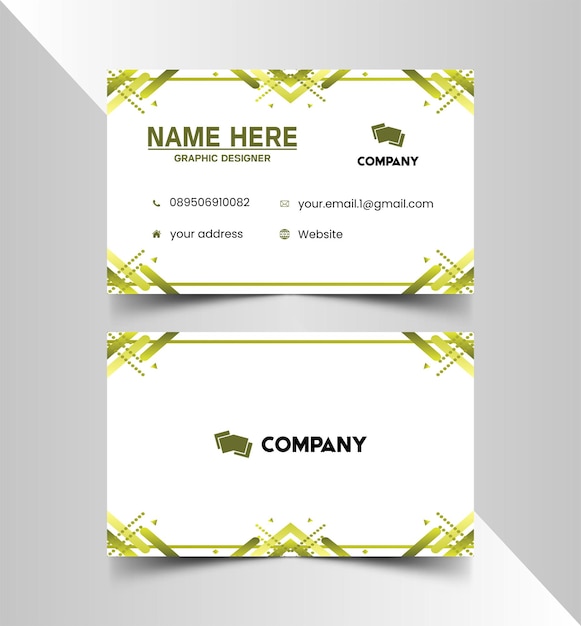 Elegantes plantillas de tarjetas de presentación y tarjetas de identificación 636
