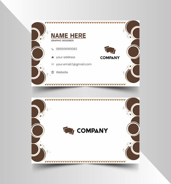 Elegantes plantillas de tarjetas de presentación y tarjetas de identificación 736