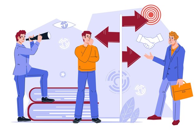 Elegir el camino de la carrera empresarial y la posibilidad de desarrollo de expansión.