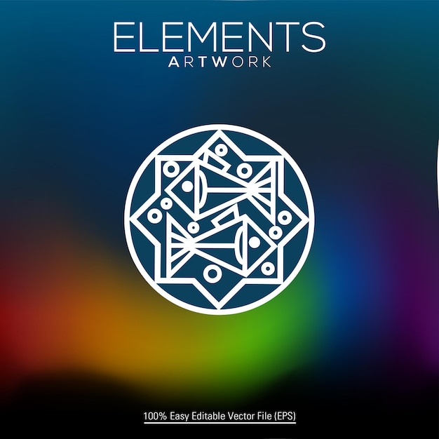 Element Artwork Diferentes diseños para vectores con múltiples tonos y formas
