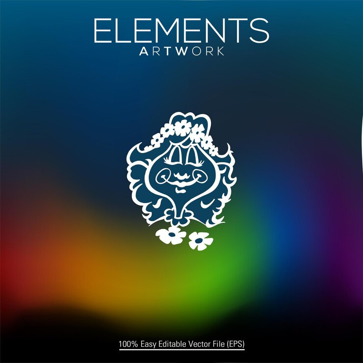 Vector element artwork diferentes diseños para vectores con múltiples tonos y formas