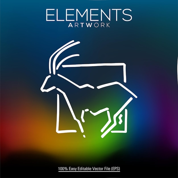 Element Artwork Diferentes diseños para vectores con múltiples tonos y formas