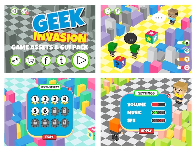 elemento de activos de juego