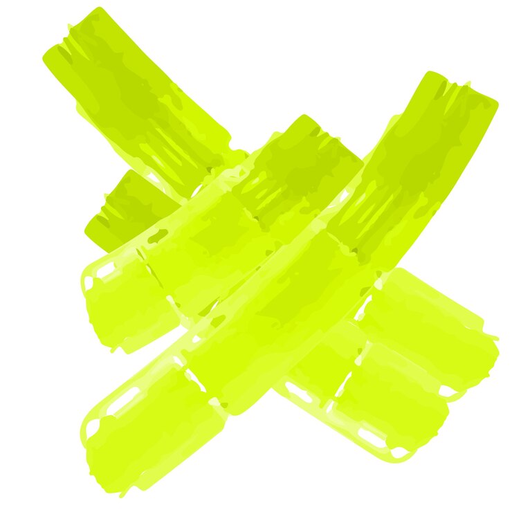 Vector el elemento acuarela verde