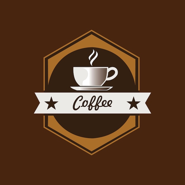 Elemento de café vectorial e Ilustración