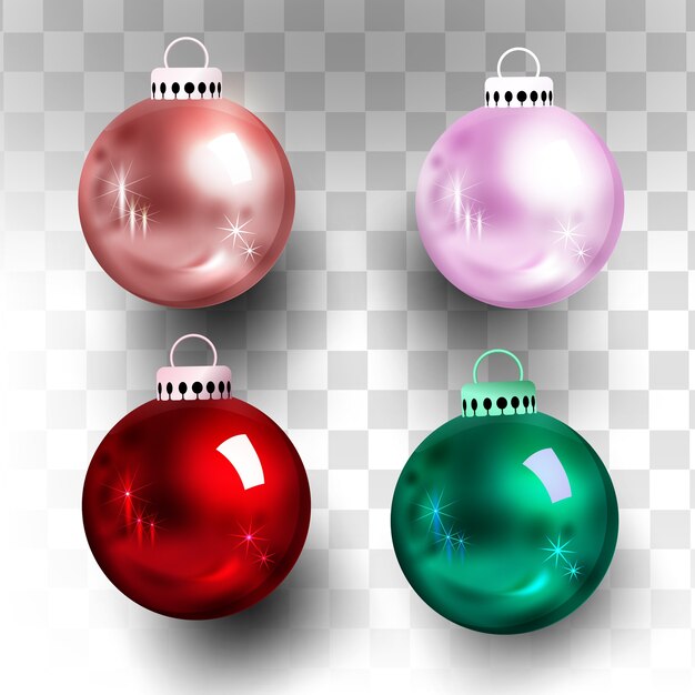 Vector el elemento christmas ball pomote de redes sociales, plantillas de publicaciones de promoción.marco cuadrado de publicaciones para redes sociales