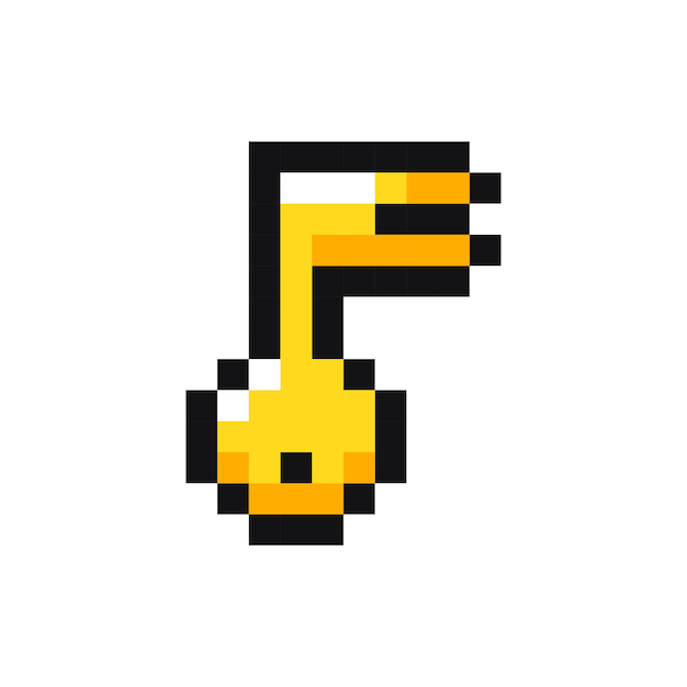 El elemento clave de juego de píxeles