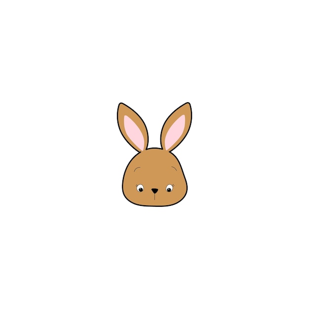 El elemento de conejo lindo cabeza conjunto de resorte