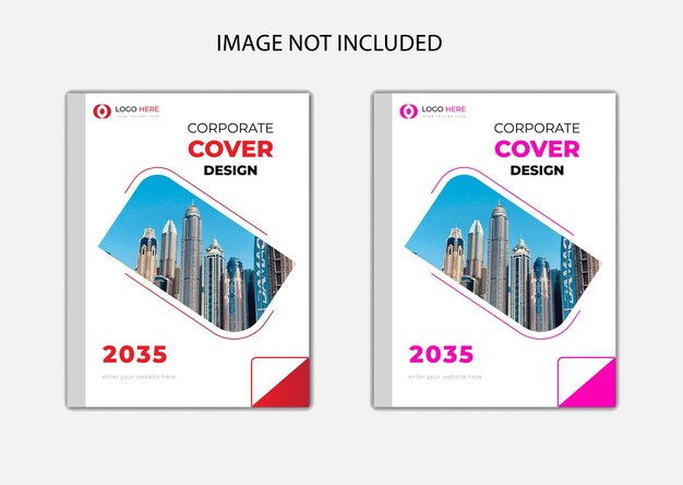 elemento creativo de diseño de portada vectorial corporativa moderna