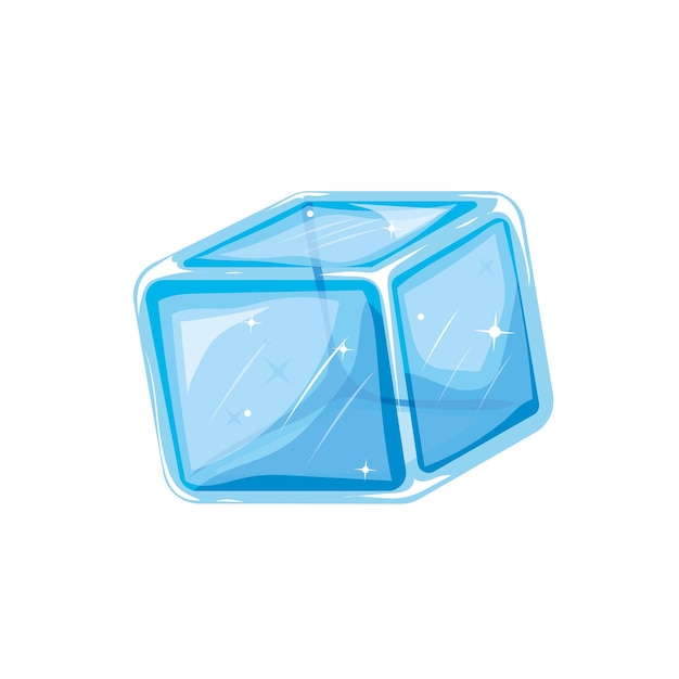 Vector elemento de cubo de hielo