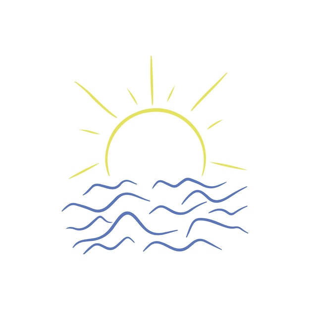 elemento decorativo de una puesta de sol estética 1