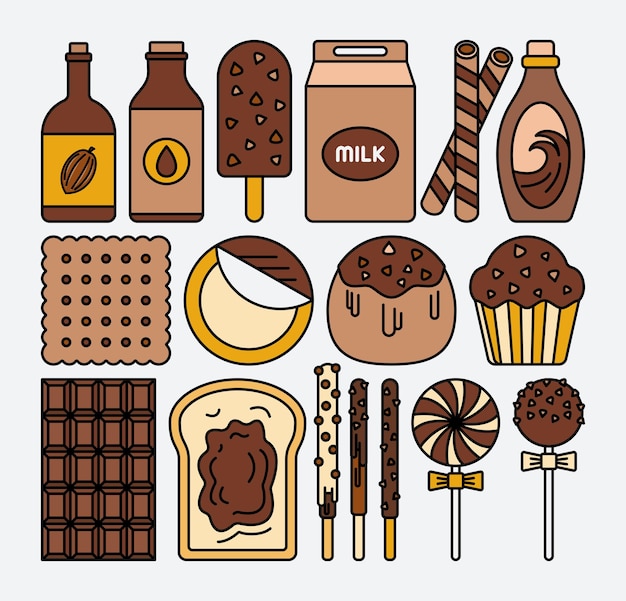 El elemento del Día Mundial del Chocolate
