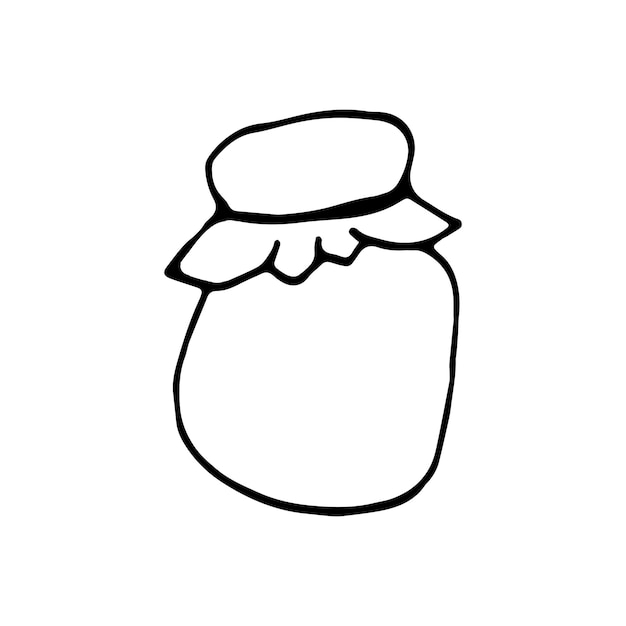 Elemento dibujado a mano de la ilustración de vector de Doodle de año nuevo y Navidad Elementos de invierno