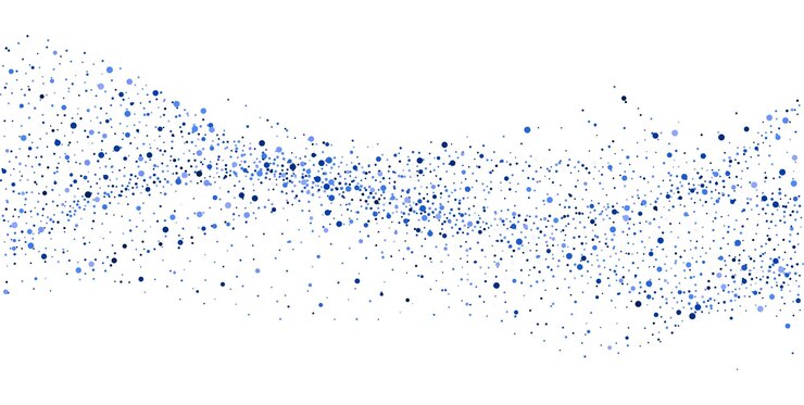 Vector elemento de diseño abstracto de brillo azul brillante