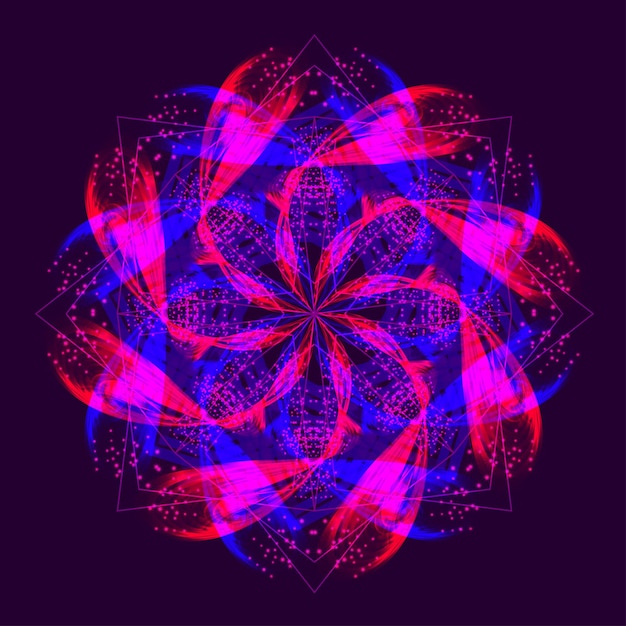 Elemento de diseño abstracto Forma brillante