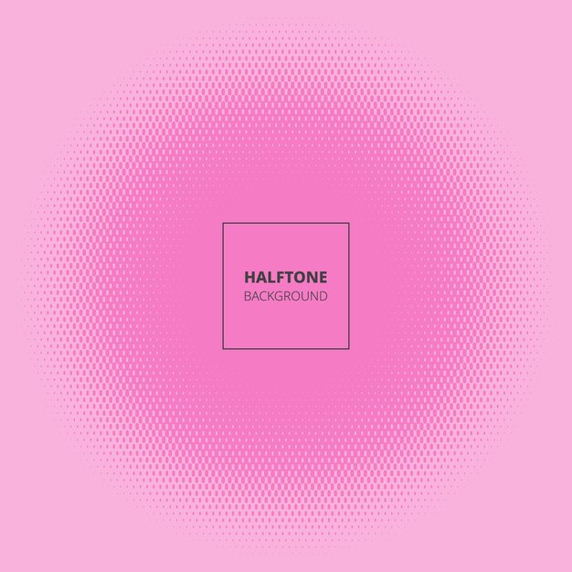 Elemento de diseño abstracto de semitono, sobre fondo blanco.