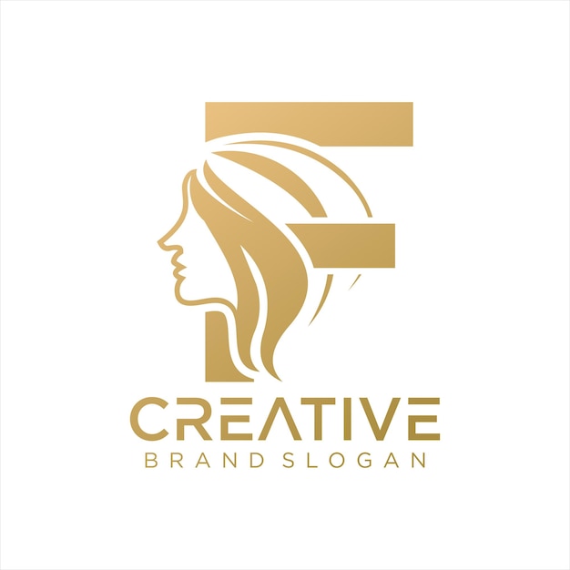 elemento de diseño de belleza del logotipo icono con fuente concepto moderno creativo
