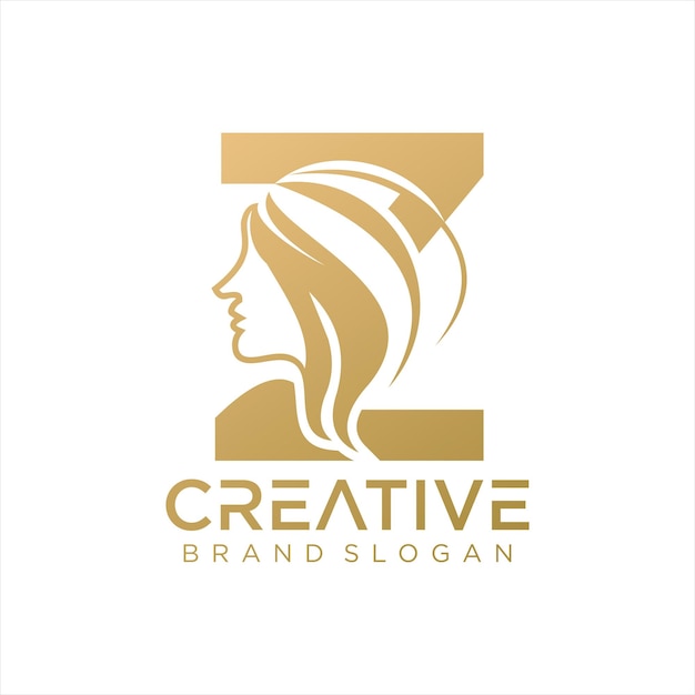 elemento de diseño de belleza del logotipo icono con fuente concepto moderno creativo