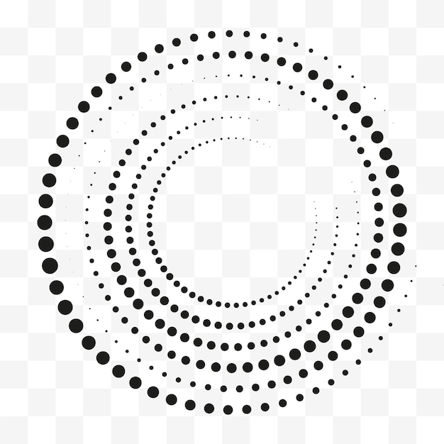 Elemento de diseño para carteles de logotipo de marco de cómics Líneas de velocidad radial Puntos de semitono en círculo