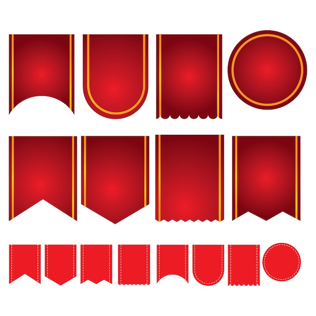 elemento de diseño de cintas