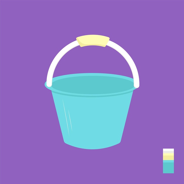 elemento de diseño un cubo lindo en colores pastel