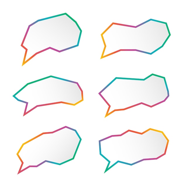 Elemento de diseño Esquinas afiladas curvas ondean muchas líneas Rayas rotas verticales abstractas sobre fondo blanco aislado Arte de línea creativa Ilustración vectorial EPS 10 Línea de colores creada con la herramienta Mezclar