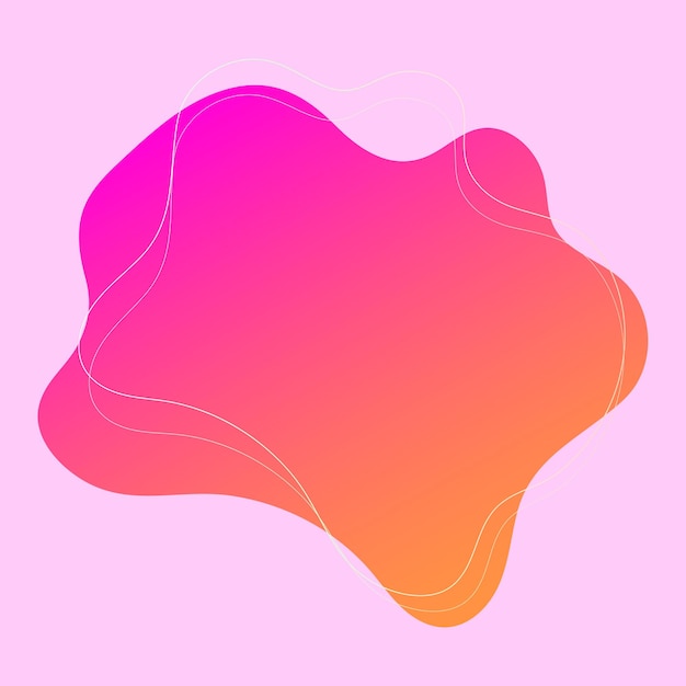 elemento de diseño fluido abstracto fondo minimalista para texto ondulado banner de burbuja póster clipart