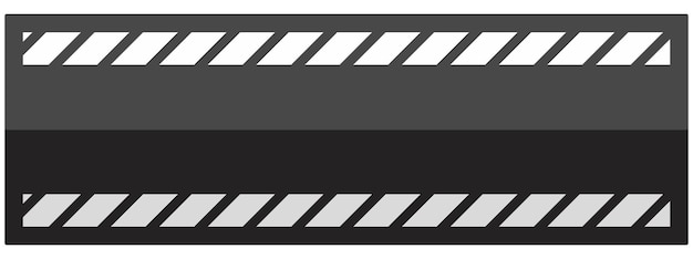 elemento de diseño de fondo de etiqueta negra en blanco con línea de construcción en él