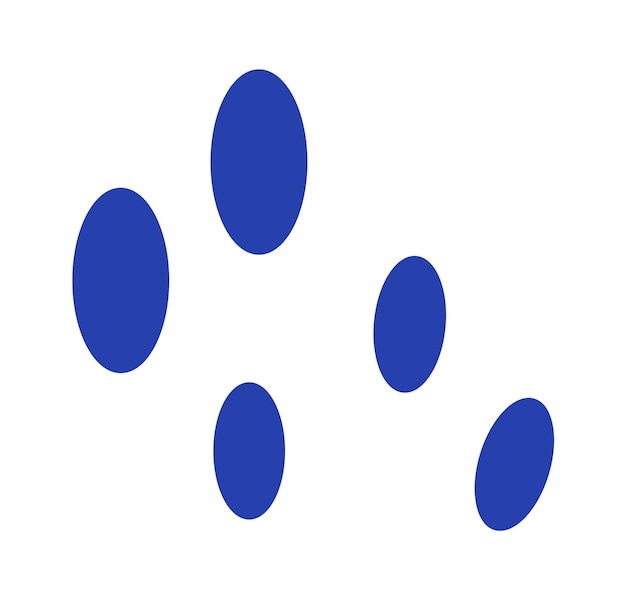 Elemento de diseño de forma abstracta
