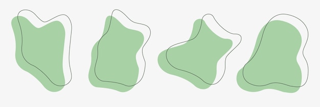 Elemento de diseño de forma gráfica líquida Fondo vectorial o salpicadura moderna geométrica abstracta líquida
