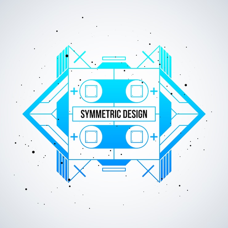 Vector elemento de diseño futurista con degradado de colores sobre fondo blanco. útil como cartel o impresión.